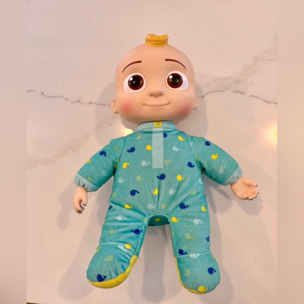 Adorable CoComelon JJ Bedtime Plush Toy.